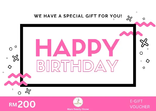 Happy Birthday E-Gift Card - Rm 200